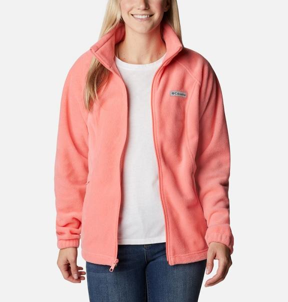 Columbia Benton Springs Fleece Jacket Orange For Women's NZ89643 New Zealand